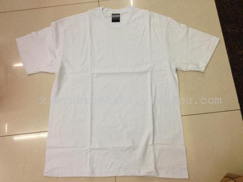 factory stock 220g white round neck cotton t-shirt t-shirt t-shirt summer about