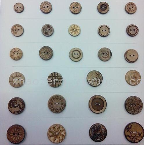 coconut button coconut shell button coconut button wooden button handmade diy clothing accessories