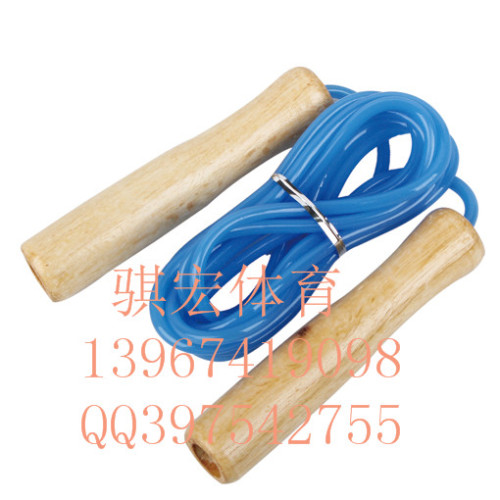 honghong 2038 student high school entrance examination standard skipping rope wooden handle plastic skipping rope advertising gift skipping rope
