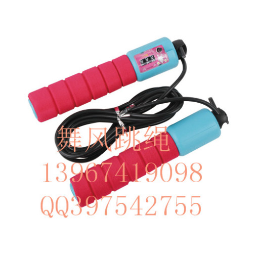 Dance Style Children‘s Toy Sponge Counting Student Assessment Standard Rope Fitness Rope Skipping with Bearings Skipping Rope