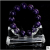 Mei Lun Ya jewelry organic glass acrylic jewelry display rack circular display 3X9X4cm Crystal Bracelet Display