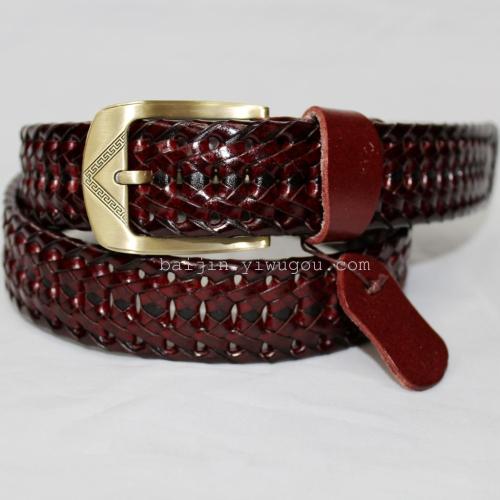 golden apple brand three-inch woven elastic belt， hollow belt， fashionable and generous