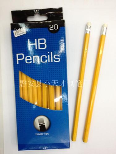 Yellow Rod Pencil Eraser Pencil HB Yellow Rod Pencil 