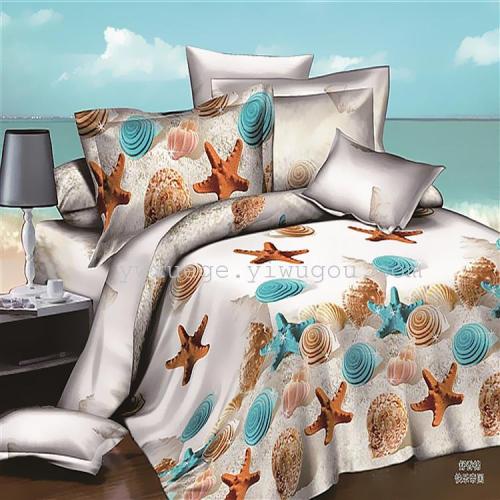 snow pigeon home textile bedding shu xiang cotton four-piece set series foreign trade wholesale procurement boutique-happy empire