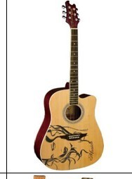 Musical Instrument Color Printing Craft 41-Inch Folk Guitar with Missing Corners 41-Inch Folk Guitar Guitar