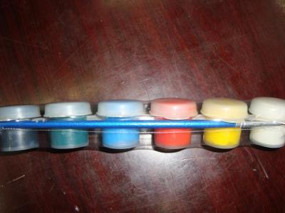 12-color pigment set gouache sets