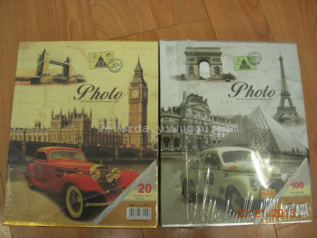 创意礼品工艺相册粘胶20张家庭成长纪念影集