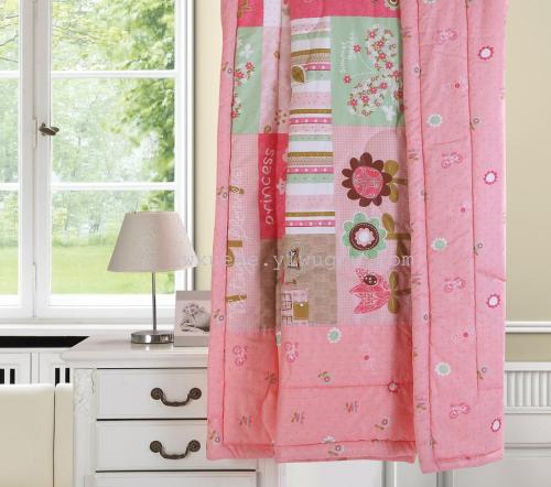 snow pigeon home textile summer quilt hot sale summer quilt cotton quality assurance comfortable choice -- pink memories