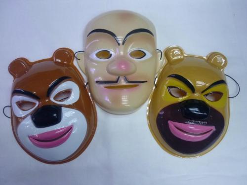 children‘s cute bear i bear ii logger vick tv series character cartoon mask
