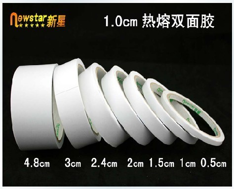 New Star Brand Double-Sided Tape Bandwidth： 1cm Long 10 M Double-Sided Tape Factory Direct Sales