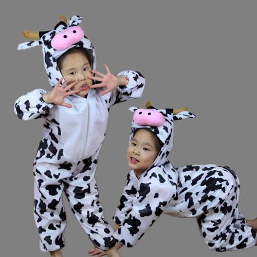 Children‘s Performance Costume Performance Costume Cartoon Animal Suit Animal Clothes Big Cow Costume 