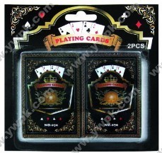280G Double-Paid Poker Card Set Black Double-Paid Card Poker Blue Core Paper Poker Foreign Trade Supply
