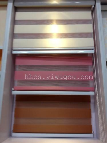 customized finished uv protection fashion boutique double-layer soft gauze curtain factory direct sales roller blinds