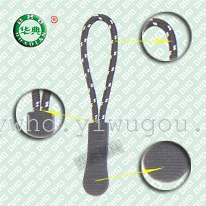 Huadian Luggage Clothing Shell Jacket Environmental Protection Rope Zipper White Dot Zipper Tail Pull Head 6001
