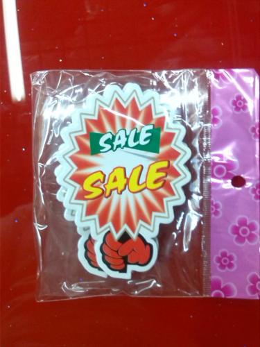 pop english paper card explosion sticker price tag