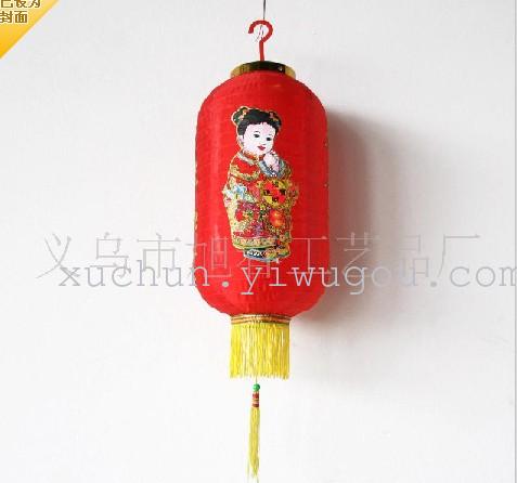 12”人物冬瓜灯喜庆手工灯笼中秋节灯笼淘宝专供厂家