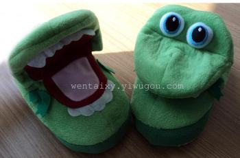 气囊鞋 张嘴拖鞋 舞蹈鞋批发 会动的卡通鞋厂家