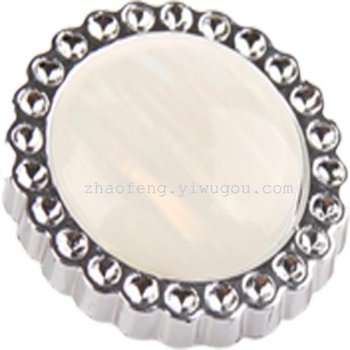 diamond button plastic button uv plating button resin diamond button combination button
