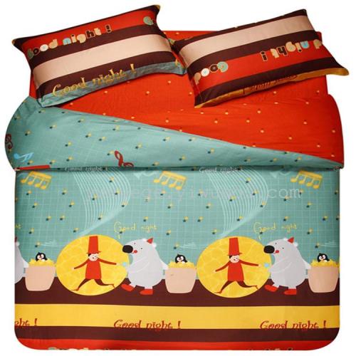 Snow Pigeon Bedding Fashion Trendy Cotton Cute Cartoon Series-Sweet Dream Four-Piece Set Factory Direct Sales