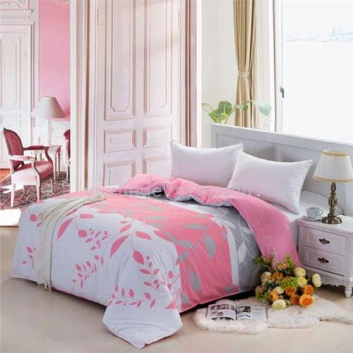 Snow Pigeon Home Textile ORGANIC PURE Romantic Bed Sheet Four-Piece Set 100% Cotton Twill AB Bedding