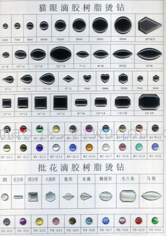epoxy resin hot drilling color card solid color/transparent round 13mm hot drilling