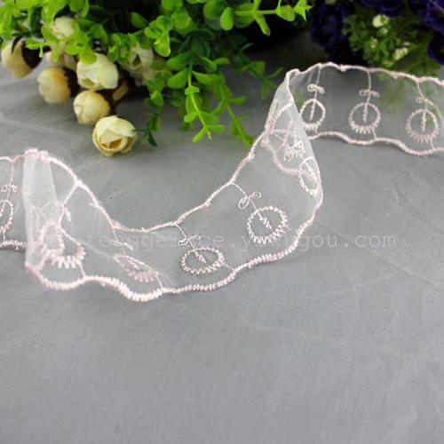 stabilized yarn delicate embroidery lace yp-23109