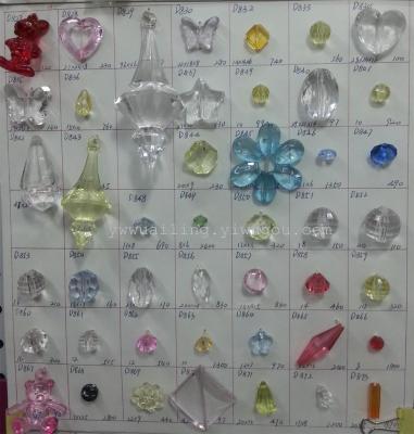 Transparent acrylic Crystal beads, crafts, wedding, beads, and other accessories, factory direct