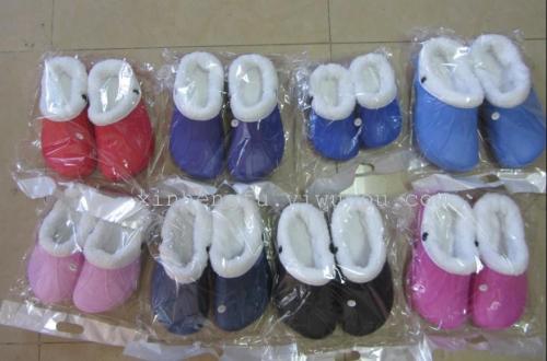 factory direct sales super good quality eva cotton slippers garden cotton slippers hole cotton slippers