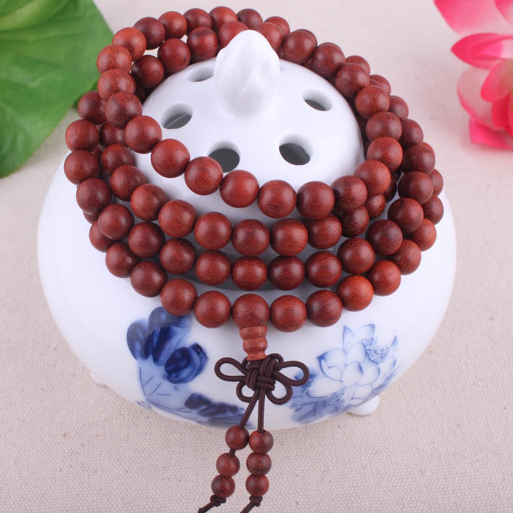 精品顺纹小叶紫檀佛珠批发  108颗小叶紫檀佛珠