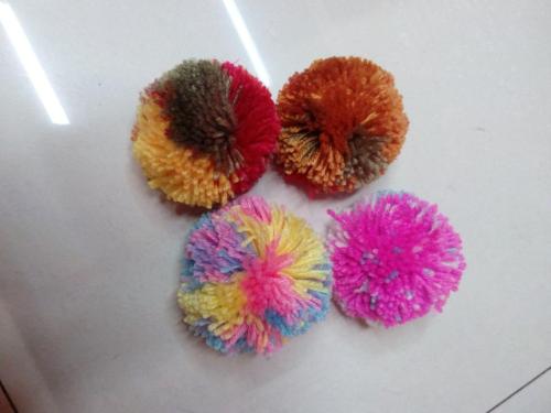 polyester wool fur ball color factory direct sales quality assurance