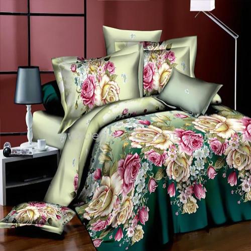 bedding multi-piece set snow pigeon bedding four-piece series foreign trade series active printing factory direct sales-fragrant magic color