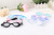 Pure waterproof silicone swimming goggles anti fog mirror ring with soft silicone children PC lenses 3110