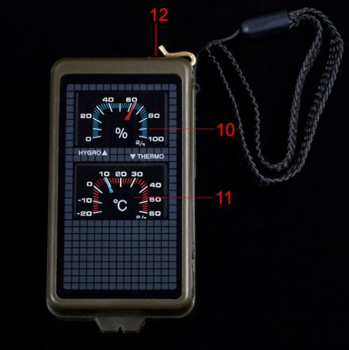 t10 multifunctional outdoor compass