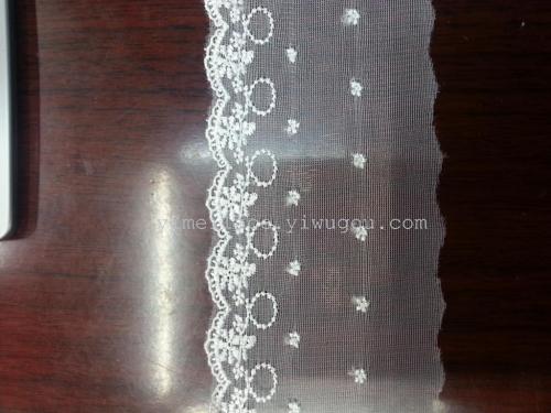 Stabilized Yarn Embroidery Lace