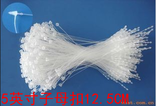 yiwu weiyang factory direct sales tag string hand needle plastic transparent 5000 pcs/box mother and child buckle