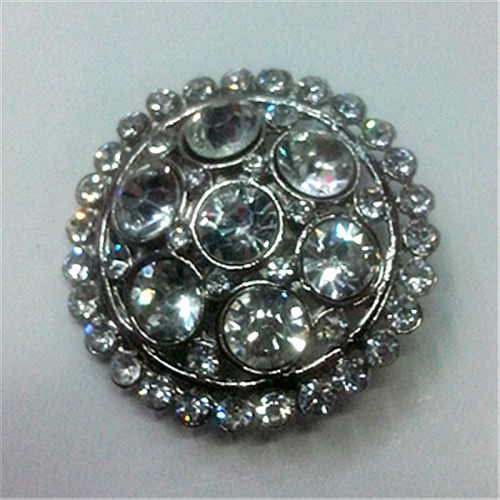 high-grade zinc alloy fur button diamond button coat windbreaker button fashion button resin clothing accessories