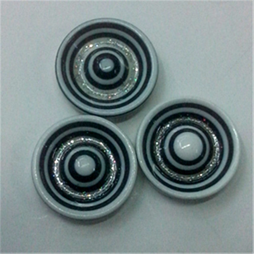 Resin Striped High-Grade Plastic Clothing Buttons Overcoat and Trench Coat Transparent Two-Eye Four-Eye Wide Edge Thin Edges