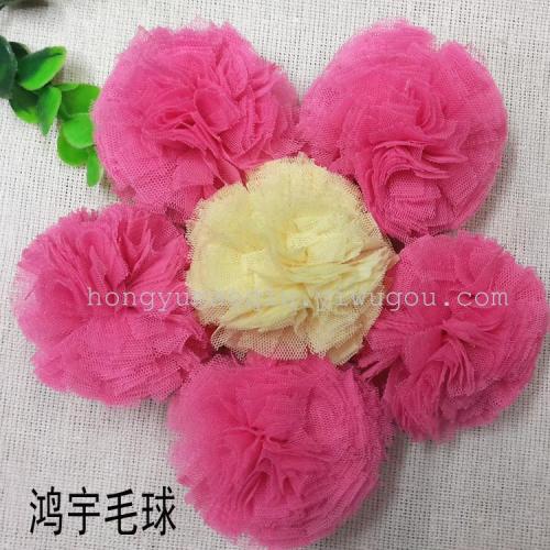 Encrypted Mesh Floral Ball Fur Ball 6cm Factory Direct Sales