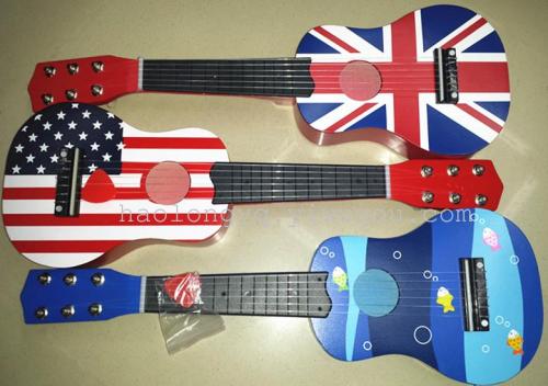 Musical Instrument Youglili Small Guitar Children‘s Toy Guitar Children‘s Preschool Education Tool 21-Inch 