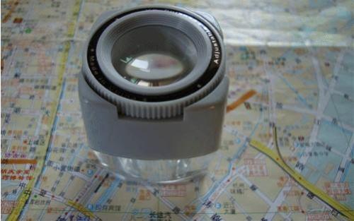 high quality cylindrical led high magnification magnifying glass mg13100-1