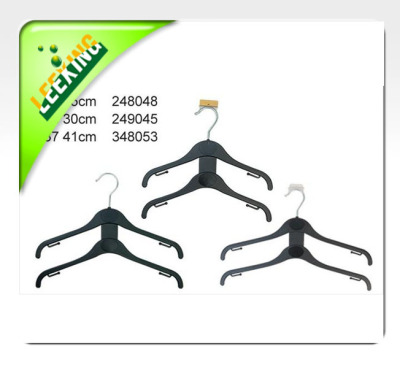 Double layer insert iron plastic clothes hanger