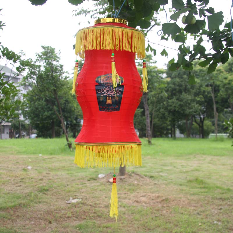 长形绸布花灯拍戏道具节庆灯笼挂件