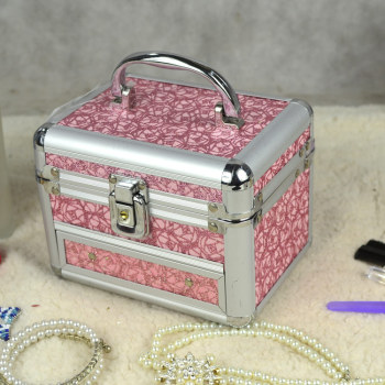 冠宇 特价促销化妆品收纳盒带锁自动抽屉珠宝