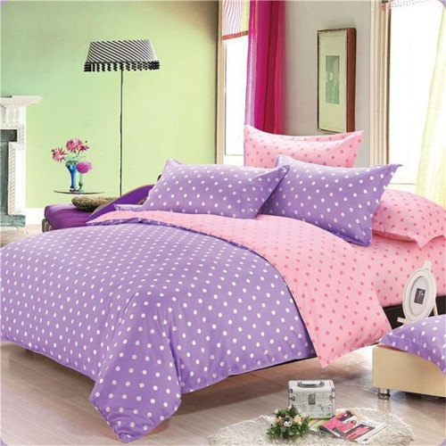 8090 Essential Polka Dot Four-Piece Set Spring and Summer New Home Textile Bedding