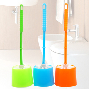 creative home bathroom daily necessities wholesale cleaning brush department store toilet base cleaning set toilet brush with seat