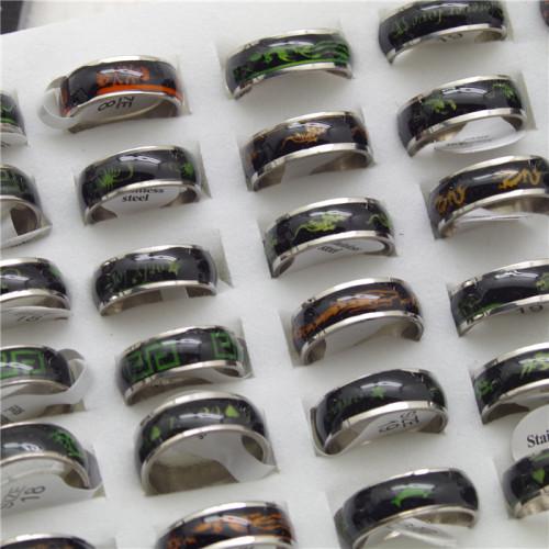 Aishang Sunshine Binary Jewelry Ring Batch Titanium Steel Color Retaining Mood Fashion Ring