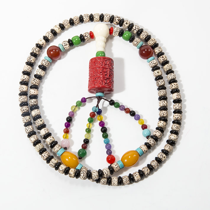 108粒正月菩提珠隔片长串手串