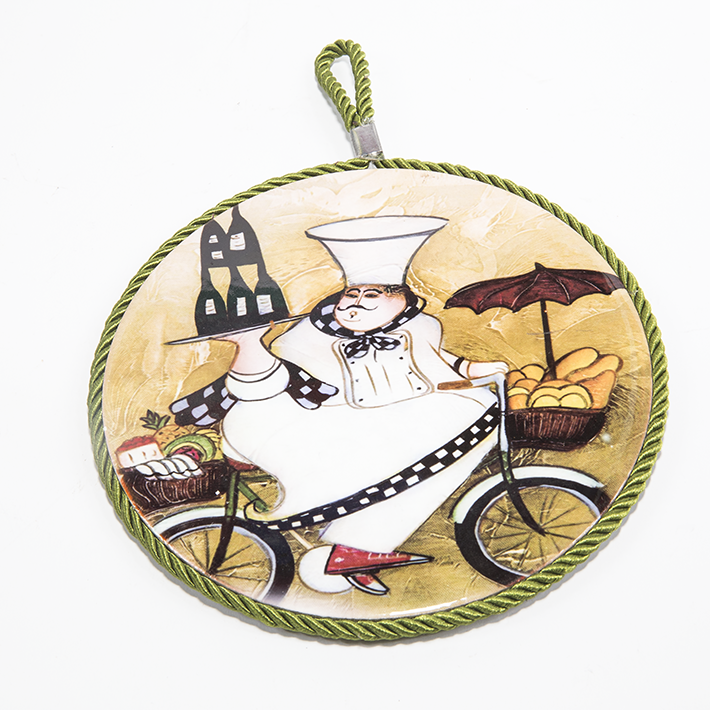 韩版印花陶瓷隔热垫16公分创意隔热垫餐垫批发