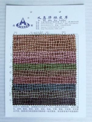 "Hua Hin leather" green Europe standard synthetic leather HX13611 bag shoe fabrics