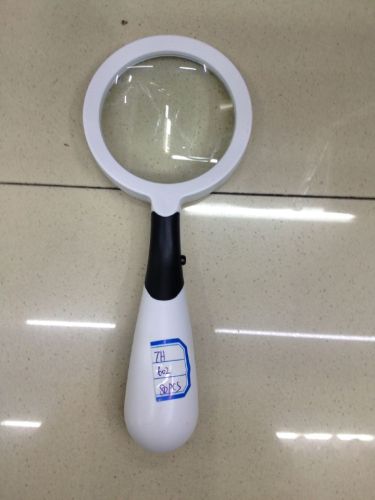 New Th602 Magnifying Glass with LED Light， glass Lens Magnifier 
